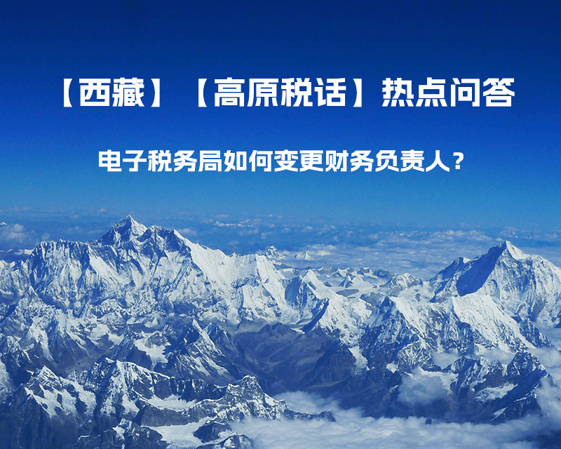 電子稅務局如何變更財務負責人？